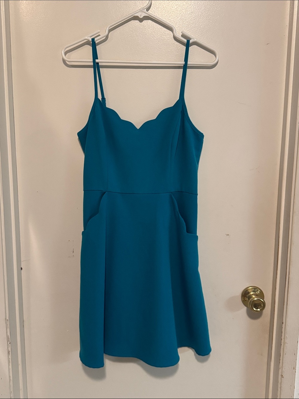 Market & Spruce Teal Mini Dress